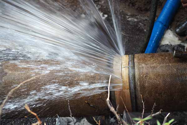 Emergency Drainage Service Bispham - burst drainage pipe