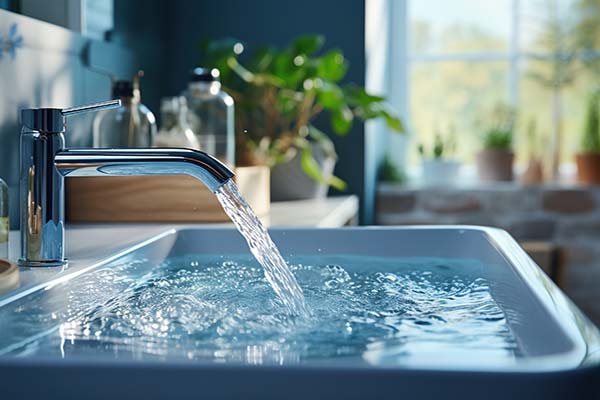 Emergency Plumber Lytham - leaky tap filling sink